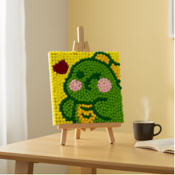 Pompom Ball Mosaic Art